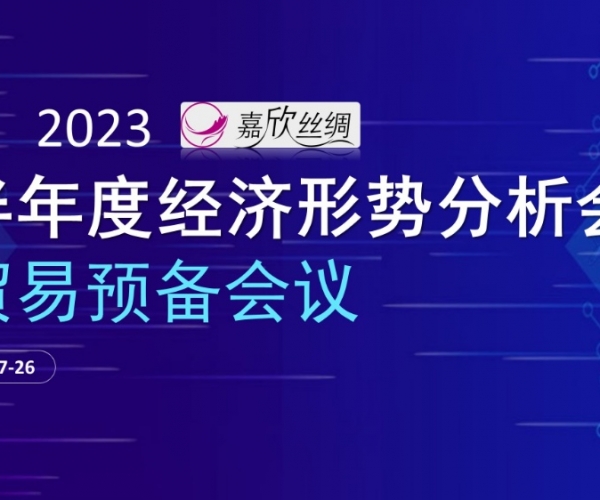 商业总额稳固，商业质量提升 tyc41183太阳成集团丝绸召开2023半年度经济形势剖析谈判业准备聚会